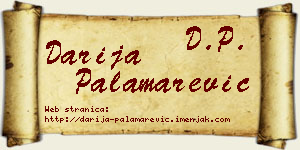 Darija Palamarević vizit kartica
